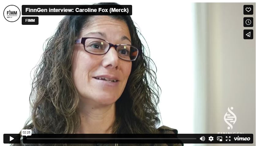 Caroline Fox video interview cover image.