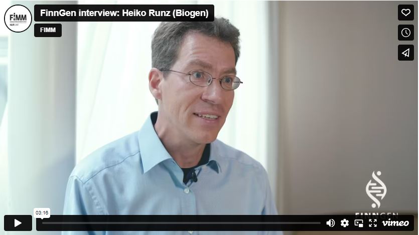 Heiko Runz video interview cover image.