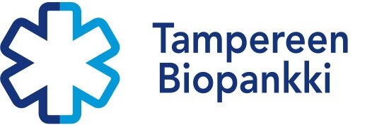 Tammerfors Biobanks logo på finska