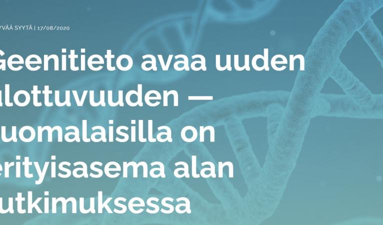 Skärmdump av temaartikelns rubrik 