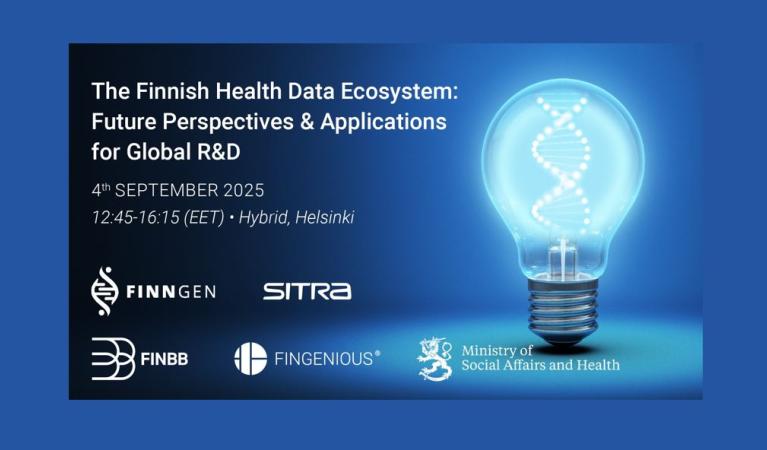Invitation to the event "The Finnish Health Data Ecosystem: Future Perspectives & Applications for Global R&D"