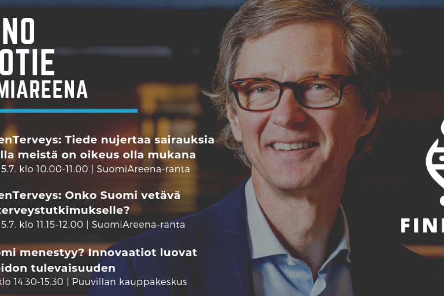 Medicinsk forskning framme på SuomiAreena